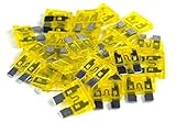 25 pack 20 Amp ATC Fuse Blade Style Scosche 20A Automotive Car Truck