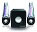 Sharper Image SBT5002 Water and Light Show Bluetooth Streaming 2.1 Speakers with Subwoofer and Dancing Lights (Black)