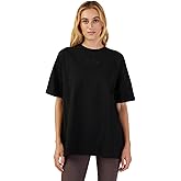 Fox Racing Women's Wordmark Oversized Short Sleeve T-Shirt, Black, Small