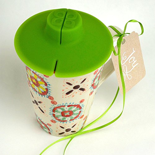 Epoca TBGN-0142 HIC Primula Tea Bag Buddy &ndash Easy to Use &ndash Mess Free &ndash Multipurpose &ndash 100% Silicone &ndash Green, 4.25-Inch
