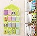 Hanging Bag,Toponly Clear Hanging Bag Socks Bra Underwear Rack Hanger Storage Organizer 16 Pockets (fashion Blue)