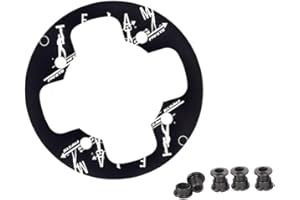 UPANBIKE Mountain Bike Chainring Guard BCD 104mm Aluminum Alloy Chainring Protector Cover for 32~34T 36~38T 40~42T Bicycle Ch