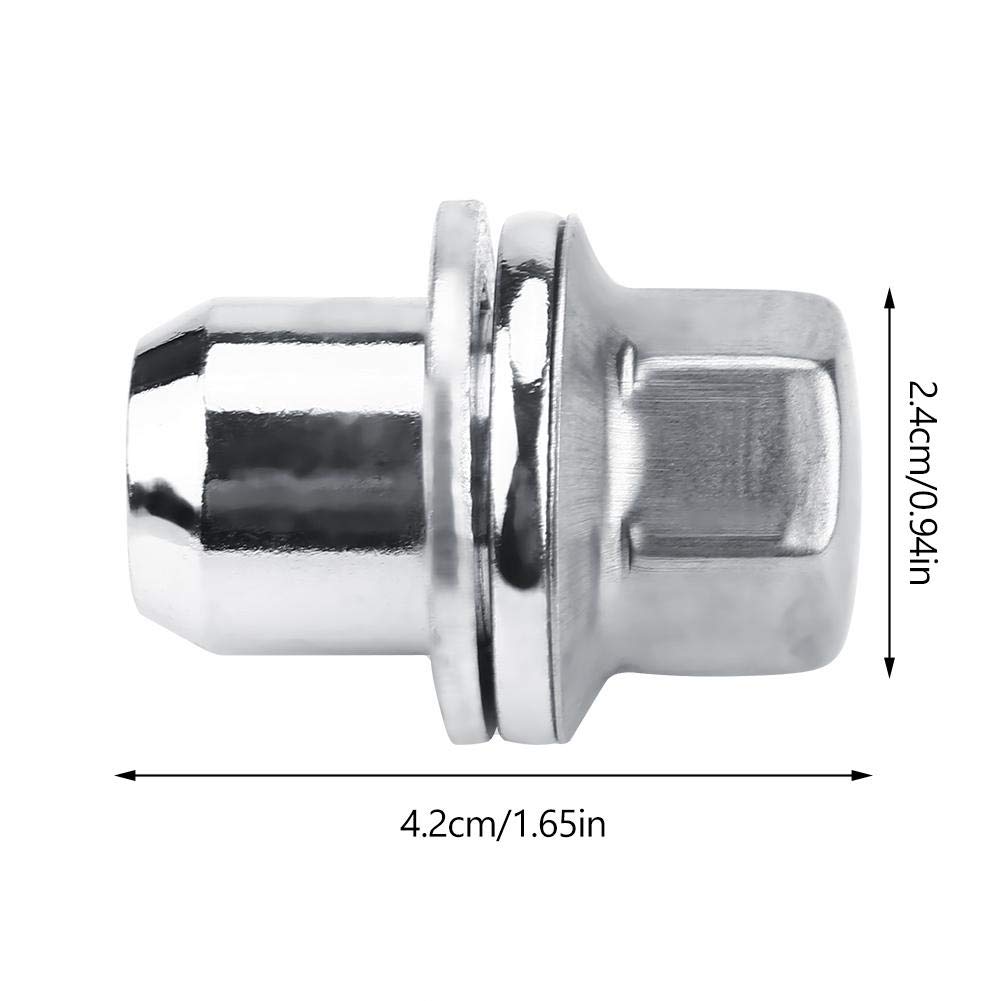 Wheel Nuts for Discovery 20 Pcs Stainless Steel Car Wheel Nuts for Discovery 3 4 5 Sport