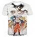 CHENMA Men Dragon Ball 3D Print Short Sleeve Pullover Regular Fit T-Shirt (Color 12, S)