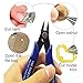 Ninery Ave Pliers+ Stainless Steel Coil Jig+Ceramic Tweezers