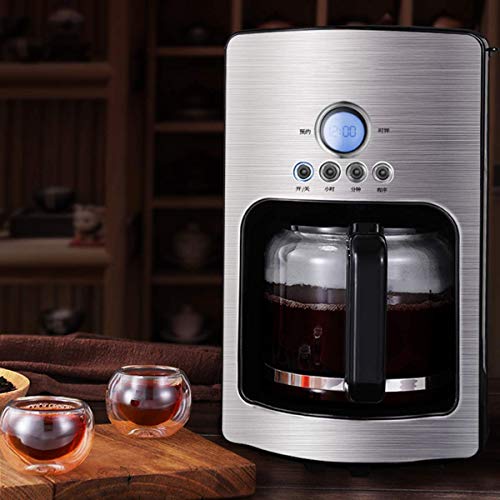 BJYG Kaffeemaschine, Filter, Kaffeemaschine, 1,2 l, mit Timer für 24 Stunden mit LCD-Display, Filterkaffeemaschine… – Bild 4