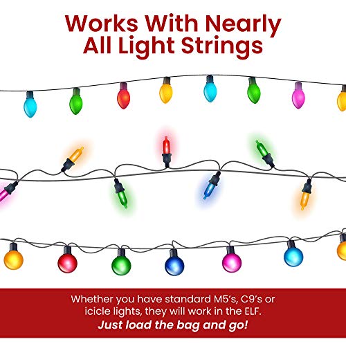 ELF Easy Light Feeder No Ladder Holiday Light Hanger Kit Safely