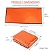 IDEALHOUSE Emergency Sleeping Bag with Drawstring Carrying Bag, Orange