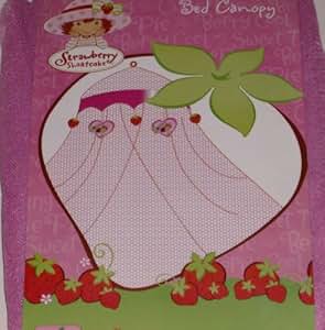 Amazon.com: Strawberry Shortcake Pink Netting Bed Canopy ...