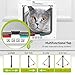 PetCitrus Cat Door - Large (Outer Size 9.2