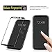 Galaxy S8 Plus Screen Protector Tempered Glass for Samsung 3D Curved Edge Black