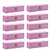 Makartt 4 Way Nail File and Buffer Block Pink Nail Filing Buffing Sanding Nail Art Tool 10 pcs Pack
