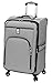London Fog Cambridge 25 Inch Expandable, Black/White