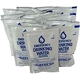 DATREX Emergency Water Pouch for Disaster or Survival, 125 ml Each