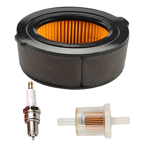 Panari 951-10794 Air Filter + Fuel Filter Spark Plug for MTD 951-14262 208cc Troy-Bilt MTD Gold Craftsman Yard-Man Yard Machines Huskee Bolens Tiller / Cultivator