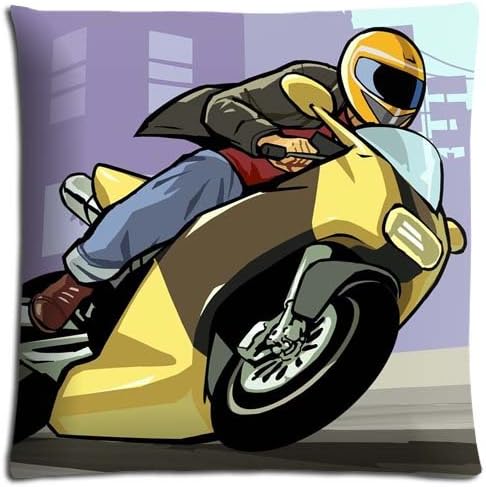 Zippered New Bedding Pillow Protectors Case CONSTRUCTION Grand Theft Auto Polyester / Cotton 16x16 inch 40x40 cm