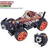 SunFounder Raspberry Pi Smart Video Car Kit V2.0 Block Based Graphical Visual Programming Language Remote Control by UI on Windows/Mac and Web Browser Electronic Toy with Detail Manual