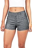 Active Women's Juniors High Waist Stretchy Shorts