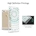 iPhone 6s Case, ESR iPhone 6/6s Case Hybrid [Shock Absorbing] TPU Bumper +[Scratch Resistant] Hard Back Cover Clear with Design Protective Cover for iPhone 6s / 6 - Mint Mandala