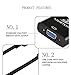1JUSTLINK DisplayPort DP to VGA Adapter 1080P Gold Plated Converter Male to Female Connector Cable for PC Laptop Desktop Monitor Project