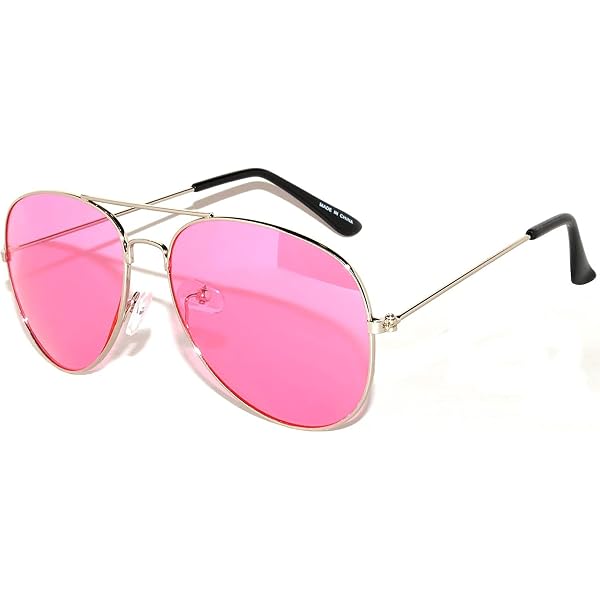 Amazon.com: Classic Aviator Style Pink Gradient Lens  display picture 1