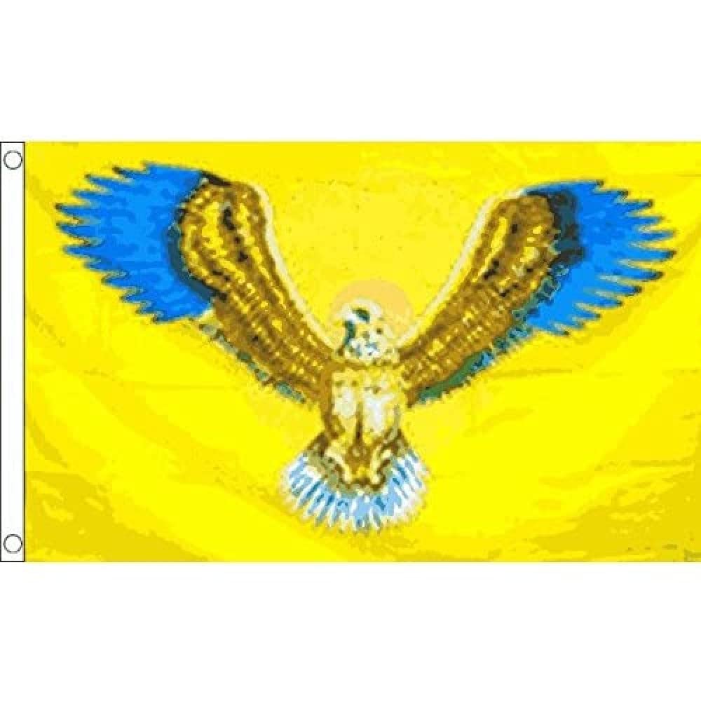 AZ FLAG - Flying Eagle Flag - 3x5 Ft - 100D Polyester Gold Eagle Banner with Two Metal Grommets - Fade Resistant - Vivid Colors - 3' x 5' Feet - 150x90 Cm