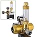 DoubleSun Hydroponics CO2 Regulator Made of Brass-Check Valve Fits Standard US Tanks and Flow Meter Adjusted Easily-Maintain CO2 Levels for Your Plants（Dual Guage））
