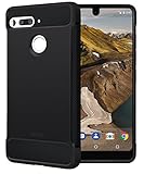 Essential Phone Case, OEAGO Essential Phone PH-1 Case, Lightweight TPU Bumper Shock Absorption Cover Case for Essential Phone PH-1 - Black