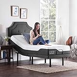 LUCID L300 Adjustable Bed Base with LUCID 12 Inch