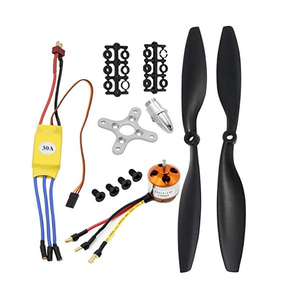 Kyrio Kyrio 1000KV RC bürstenloser Motor A2212 13T mit 30A bürstenlosem ESC-Set 1045 Propeller CW CCW Zubehör Kit…