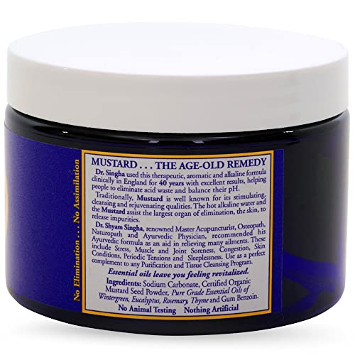 Dr. Singha's Mustard Bath Salts, Therapeutic Bath Detox Relaxing Bath