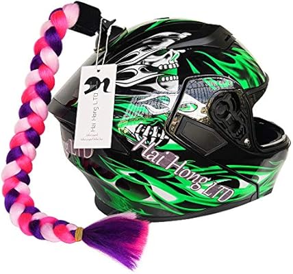 ponytail friendly motorcycle helmet