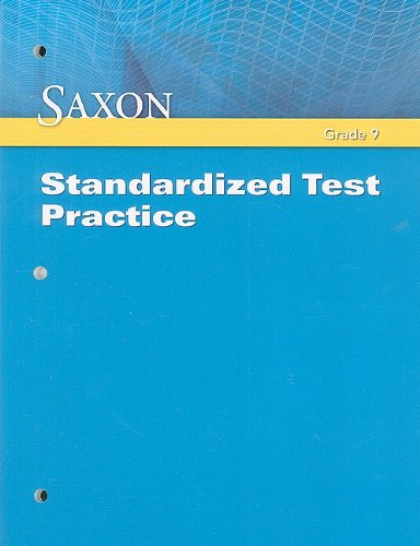 Download Saxon Algebra 1: Standardized Test Practice