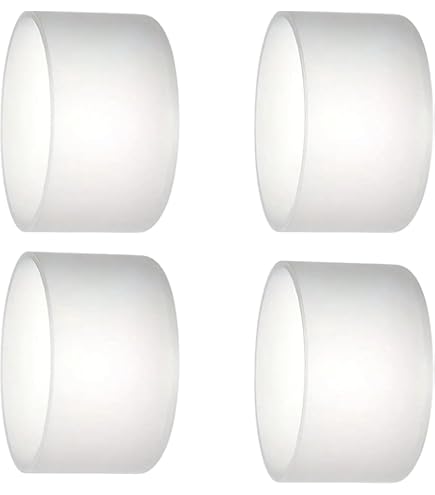 Uxcell 4pcs Rubber End Caps 48mm ID Vinyl Round Tube Bolt Cap Cover