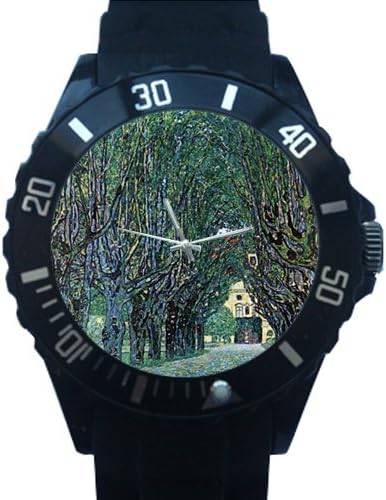 100% Plastic Quartz Watch Klimt Avenue in the Park Plastic High Quality Watch