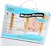 Crib Mattress Pad for Baby Mattress Protector protects your Linen and Crib sheets Strong waterproof White 100% Leak Proof size:52