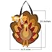 JOYIN Thanksgiving Turkey Burlap Door Decorations for Autumn Wall Decoration and Fall Party Favor Supply Décor.