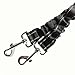 PROIMB Dog Leash Coupler No Tangle Double Dog Walker 2 Dogs Adjustable Splitter Lead for Small Large Dogs (Nylon Elastic)