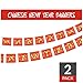 Happy New Year Banners - Red & Gold Lucky Colors - with “Happy New Year” and Year of The Pig Design - Festive Decor for Chinese New Year - Welcome NYE 2019 with Chinese Family & Friends