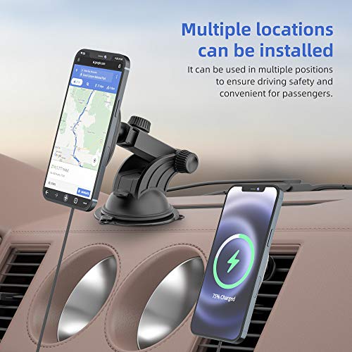 Wireless Car Charger for Magsafe Mount iPhone 13/ iPhone 13
