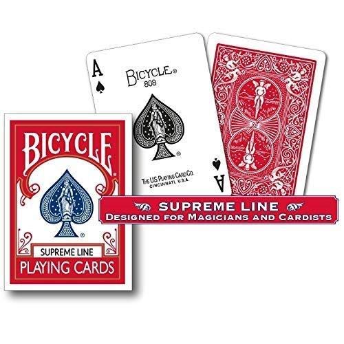 Bicycle Playing cards Supreme Line Red back