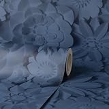 Fine Decor 3D Floral White Paste the Paper Washable Peelable Wallpaper view 6