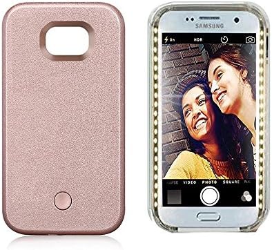Vanjunn Samsung S7 LED Selfie Light Case - For Samsung Galaxy S7 Cell Phone with Rechargeable Backup