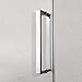 WOODBRIDGE MSDF6076-B Frameless Sliding Shower Door, 56