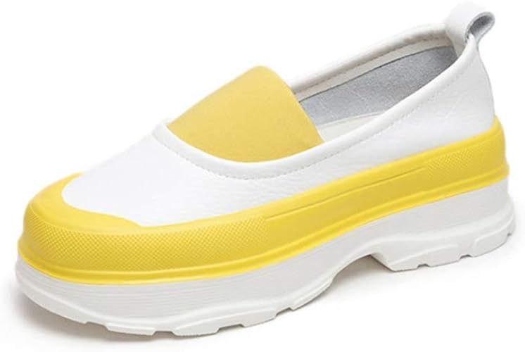 Amazon Adsns スリッポン 厚底スリッポン ローカットスニーカー フラットシューズ ウエッジソール ブラック 黒 大きいサイズ 甲高 幅広 軽量 歩きやすい レディース靴 ローヒール カジュアル 厚底シューズ 通学 通勤 ウォーキングシューズ ローファー スリッポン