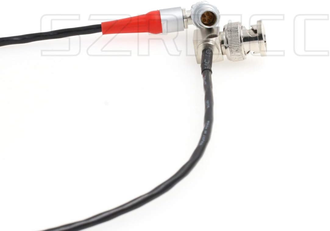 SZRMCC 0B 5 pin to BNC ARRI Alexa Mini Camera Sound Devices Ambient Lockit to Zaxcom Timecode Cable, Red - Image 4