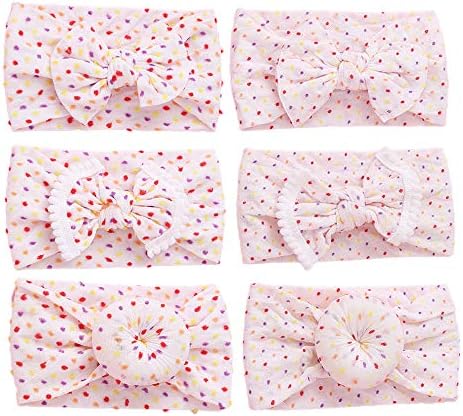 Child Lady Headbands Bows Turban Toddler Toddler Nylon Hairbands Stretchy Hair Equipment