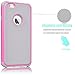 Tekcoo iPhone 6S Case, iPhone 6 Sturdy Case,[Tmajor] for iPhone 6 / 6S (4.7 INCH) Case Shock Absorbing Impact Defender Slim Cover Shell w/Plastic Outer & Rubber Silicone Inner [Pink/Grey]
