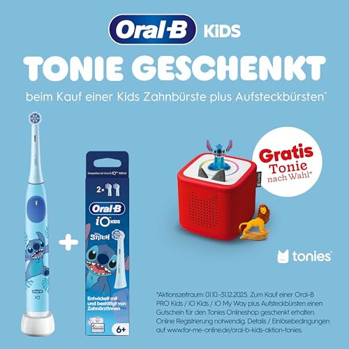 Oral-B Pro Kids König der Löwen Elektrische Zahnbürste für Kinder — Electric Toothbrush ab 3 Jahren inkl. 1 Aufsteckbürste, Reise-Etui und 2 Putzmodi für Zahnpflege, Weiß/Rot thumbnail 2