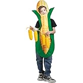 DSplay Corn Costume for Kids Crops Corn Tunic Halloween Costumes Girls Boys